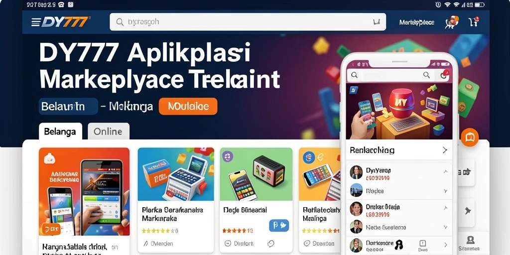 Antarmuka sederhana dan intuitif aplikasi DY777.