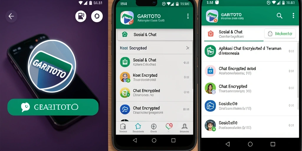 Tampilan antarmuka utama GARITOTO yang modern dan aman saat chatting.