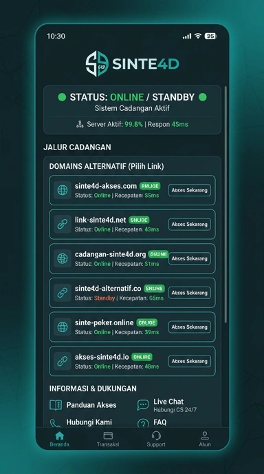 Halaman Link Alternatif sinte4d untuk Android Indonesia